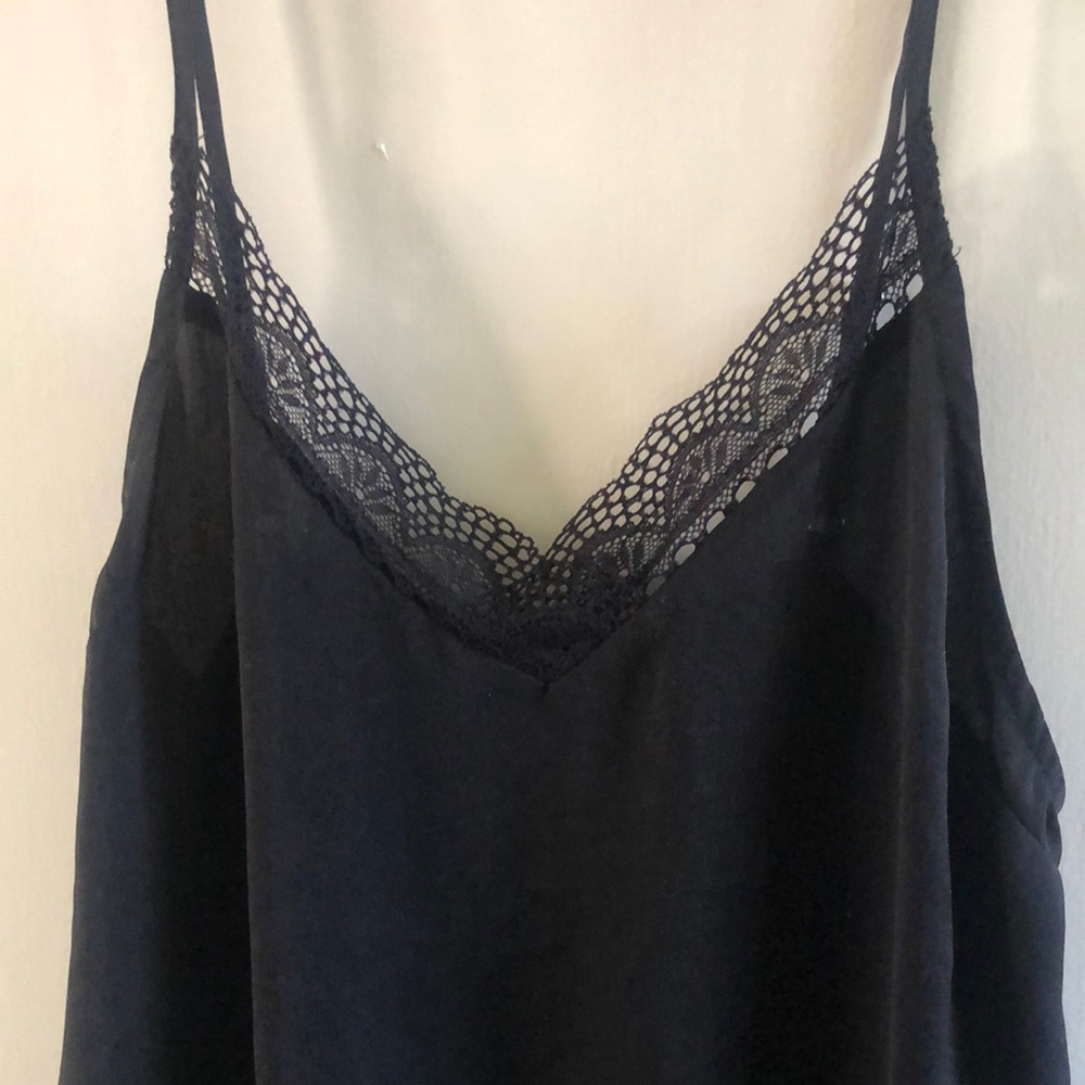 Silky black slip